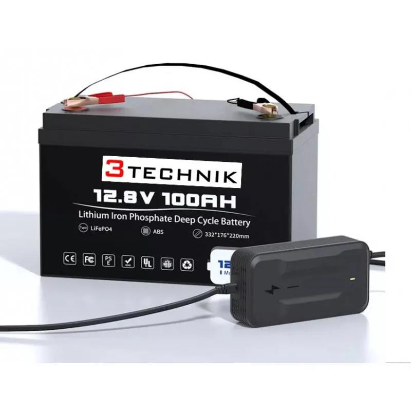 ΜΠΑΤΑΡΙΑ LifePo4 100Ah 12V (9.5kg / Με Φορτιστή)