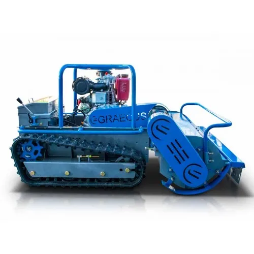 ΚΑΤΑΣΤΡΟΦΕΑΣ GRAECUS RSC120 Remote Hybrid (1.20μ με Σφυριά Υ | 15hp KOOP Πετρέλαιο με Μίζα | Τηλεκατευθυνόμενος)