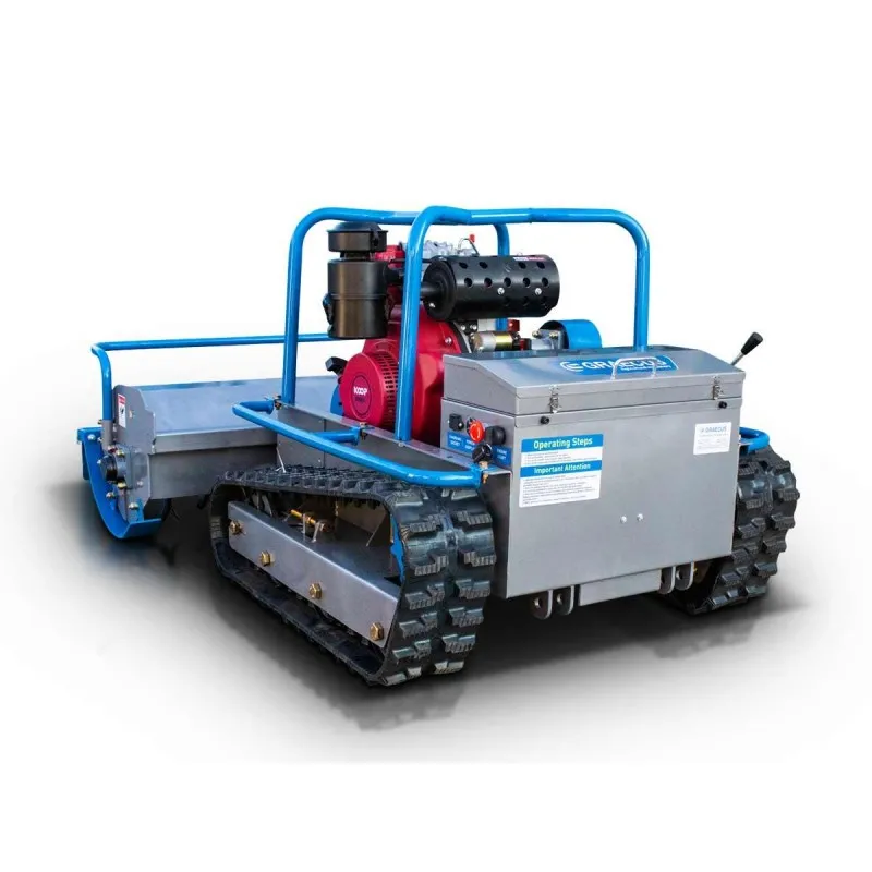 ΚΑΤΑΣΤΡΟΦΕΑΣ GRAECUS RSC120 Remote Hybrid (1.20μ με Σφυριά Υ | 15hp KOOP Πετρέλαιο με Μίζα | Τηλεκατευθυνόμενος)