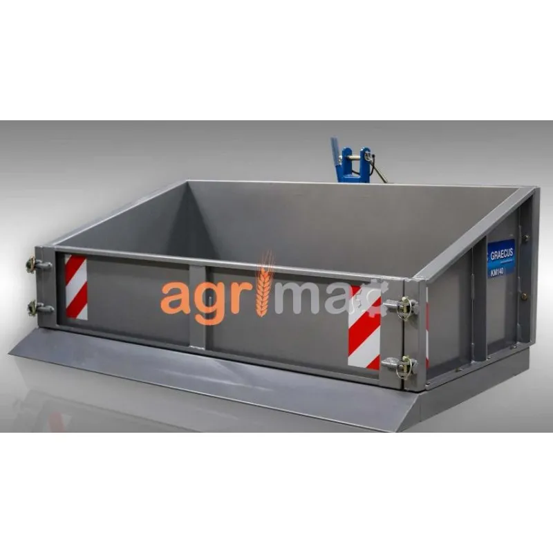 ΚΟΥΤΙ ΜΕΤΑΦΟΡΑΣ GRAECUS KM160 (Βάρος:550kg | Ανατροπή:Μηχανική | 30hp-70hp)