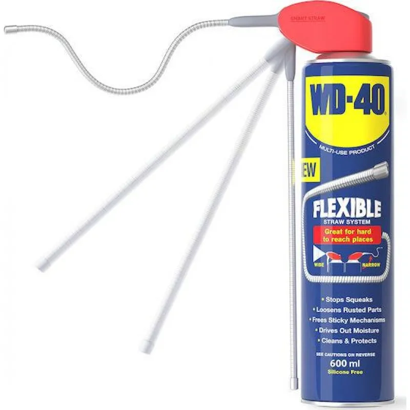 ΣΠΡΕΪ WD-40 600ml (Πολλαπλών Εφαρμογών | Flexible Straw)