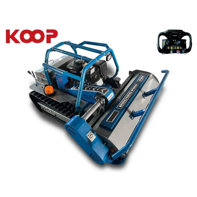 ΚΑΤΑΣΤΡΟΦΕΑΣ GRAECUS RSC100 PRO (1.00μ με Σφυριά | 12hp KOOP Πετρέλαιο με Μίζα | Τηλεκατευθυνόμενος)