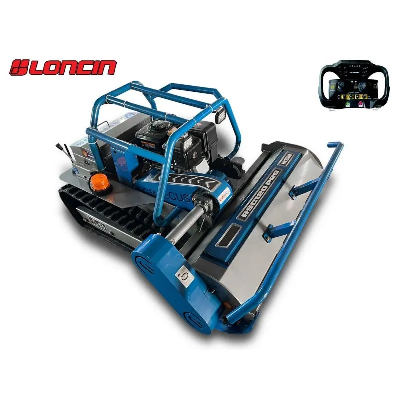 ΚΑΤΑΣΤΡΟΦΕΑΣ GRAECUS RSC120 PRO (1.20μ με Σφυριά | 18hp LONCIN Βενζίνη με Μίζα | Τηλεκατευθυνόμενος)