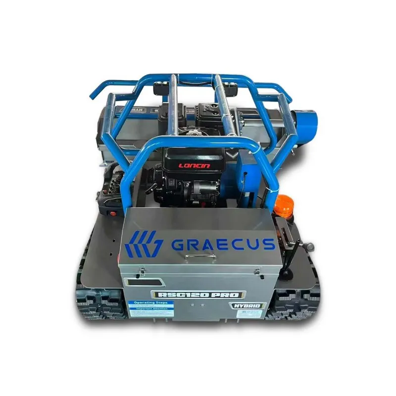 ΚΑΤΑΣΤΡΟΦΕΑΣ GRAECUS RSC120 PRO (1.20μ με Σφυριά | 18hp LONCIN Βενζίνη με Μίζα | Τηλεκατευθυνόμενος)