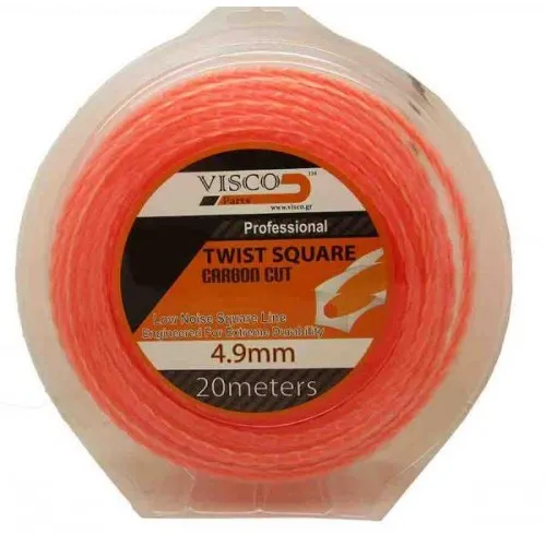 ΜΕΣΙΝΕΖΑ VISCO DUAL TWIST - SQUARE 4.9mm 20m (4920)