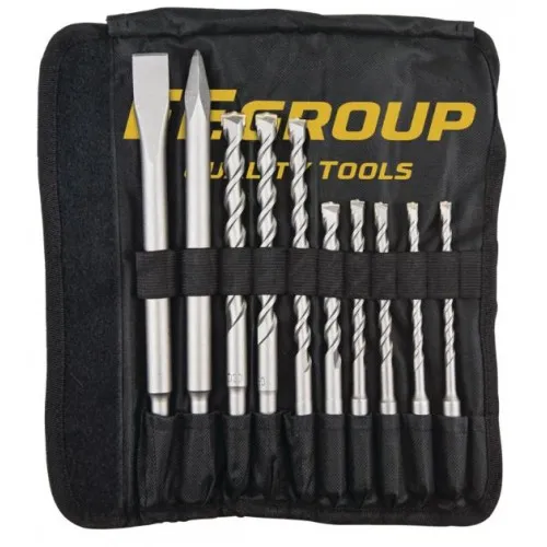 ΣΕΤ ΕΞΑΡΤΗΜΑΤΑ SDS PLUS FF-Group (10τμχ)