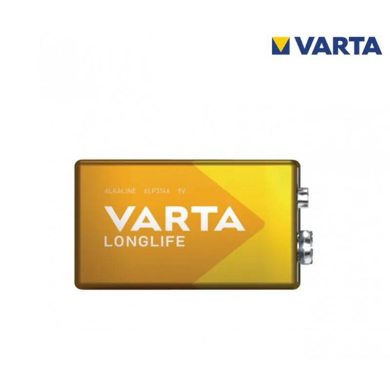 ΜΠΑΤΑΡΙΑ VARTA LONG LIFE ΠΛΑΚΕ 9V ΑΛΚΑΛΙΚΗ (1τμχ)