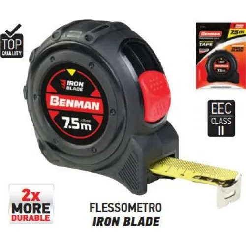 ΜΕΤΡΟ ΡΟΛΟ IRON BLADE BENMAN 5mm X 25mm