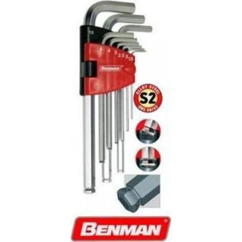 ΑΛΛΕΝ ΣΕΤ BENMAN (9τμχ) LONG TURBALL