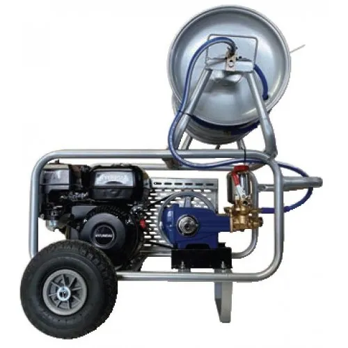 ΨΕΚΑΣΤΙΚΟ ΣΥΓΚΡΟΤΗΜΑ HYUNDAI + FARMATE TF45C1 (Κινητήρας: 6.5hp | 40bar, 36lt/h | Βάση με Ρόδες, Σωλήνα 100μ σε Ανέμη)