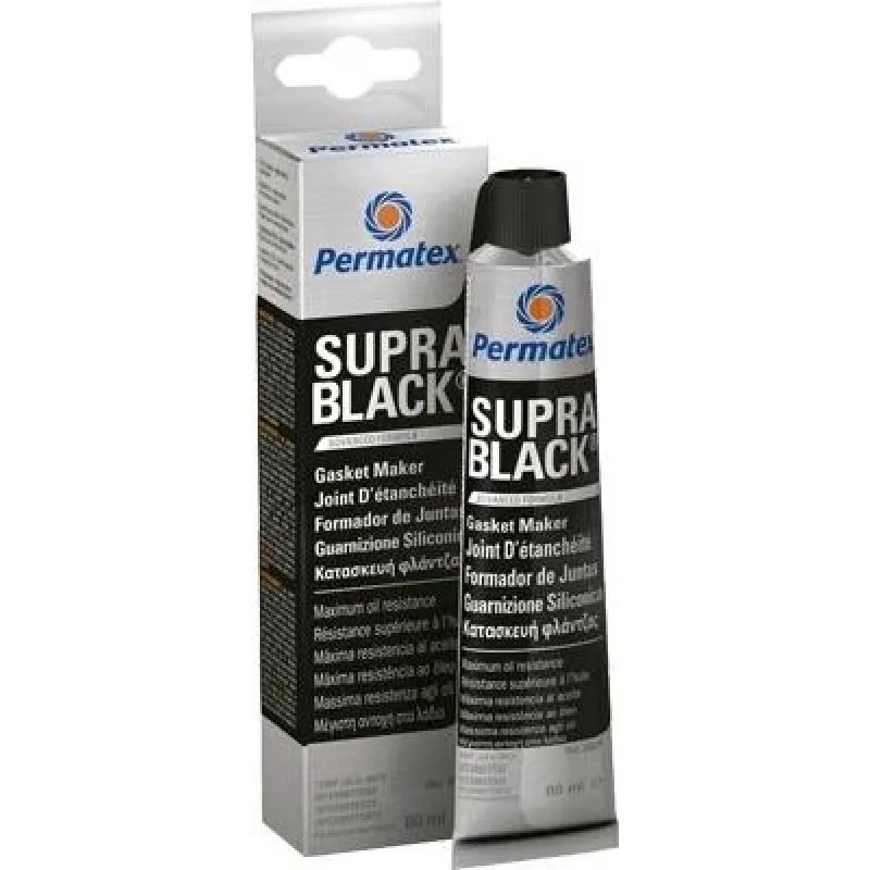 ΣΙΛΙΚΟΝΟΥΧΑ ΦΛΑΝΤΖΑ Supra Black RTV PERMATEX 80ml (82180/35124)