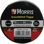 ΜΟΝΩΤΙΚΗ ΤΑΙΝΙΑ 19mm/18m MORRIS ΜΑΥΡΗ