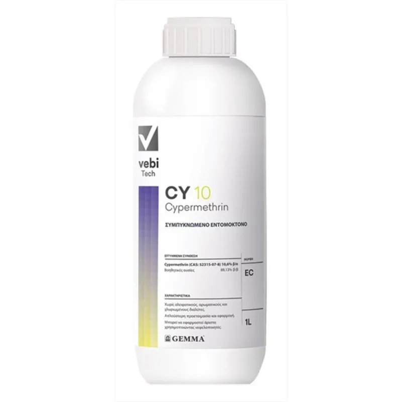 CY 10 EC 1lt (για Μύγες, Κατσαρίδες, Μυρμήγκια, Κοριούς, Ψύλλους)