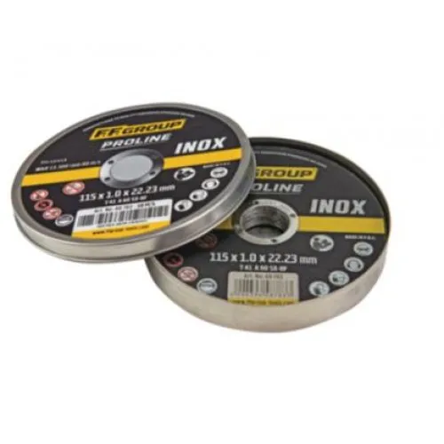 ΔΙΣΚΟΣ ΚΟΠΗΣ ΣΙΔΗΡΟΥ - INOX PROLINE FF-Group Φ125x1.0mm (10τμχ)