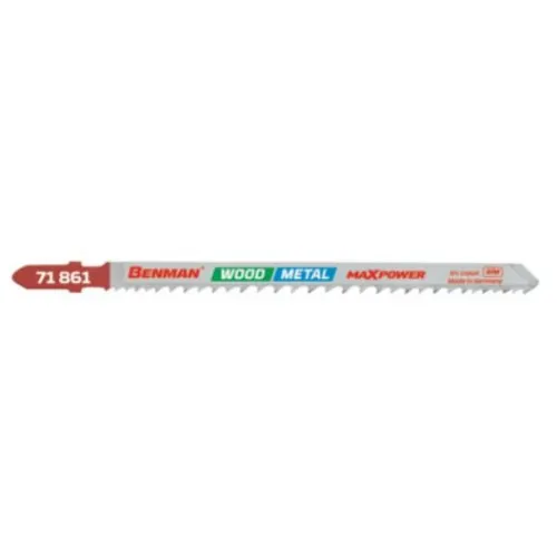 ΠΡΙΟΝΟΛΑΜΕΣ BENMAN MAXPOWER για ΞΥΛΟ και ΜΕΤΑΛΛΟ (5τμχ) / Τ345XF, 132mm, 9,8mm