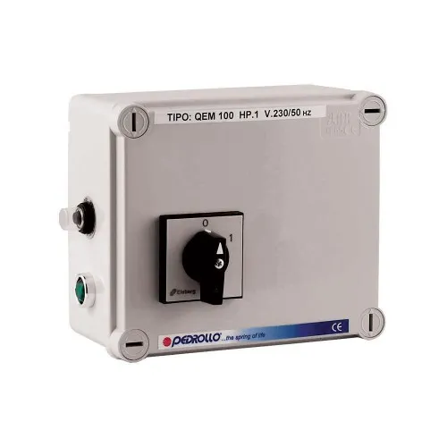 ΠΙΝΑΚΑΣ ΕΚΚΙΝΗΣΗΣ Η/Κ με ON/OFF PEDROLLO 1.5hp 220V (40μF / 10A)
