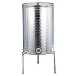 ΔΟΧΕΙΟ ΕΛΑΙΟΛΑΔΟΥ SANSONE ΚΩΝΙΚΟ 500LT INOX (ΜΕ Προέκταση, Διπλή Κάνουλα και Βάση INOX ΒΤ)